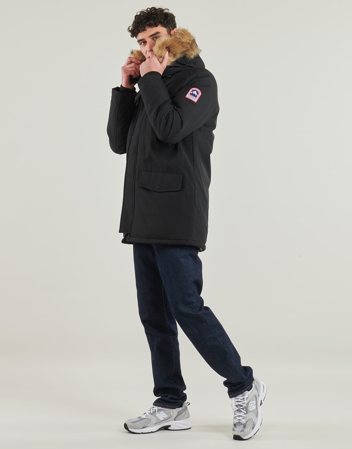 Men's Parkas Helvetica Black