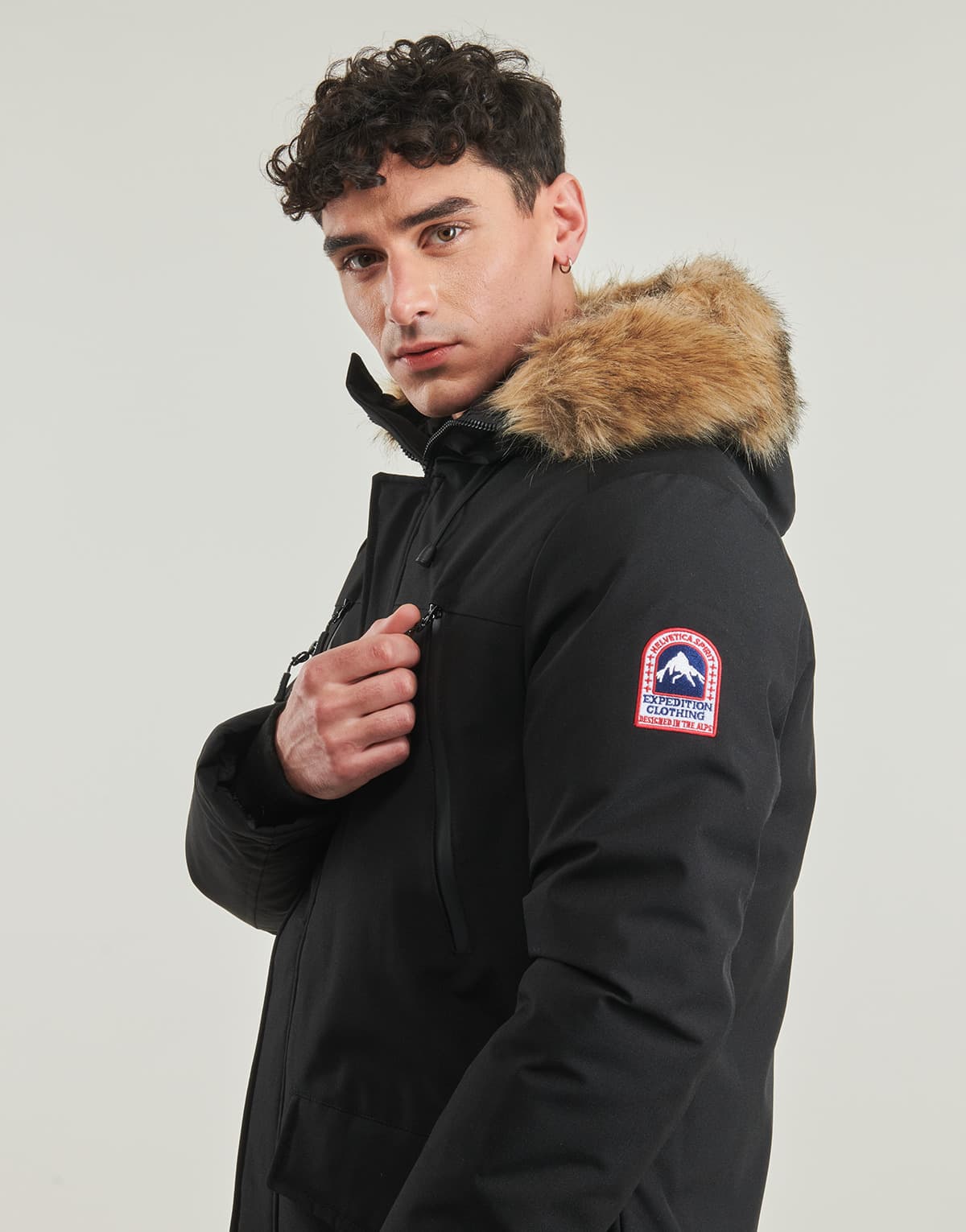 Men's Parkas Helvetica Black