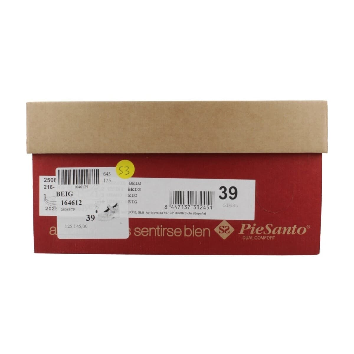 Women's Derby Shoes Piesanto Beige