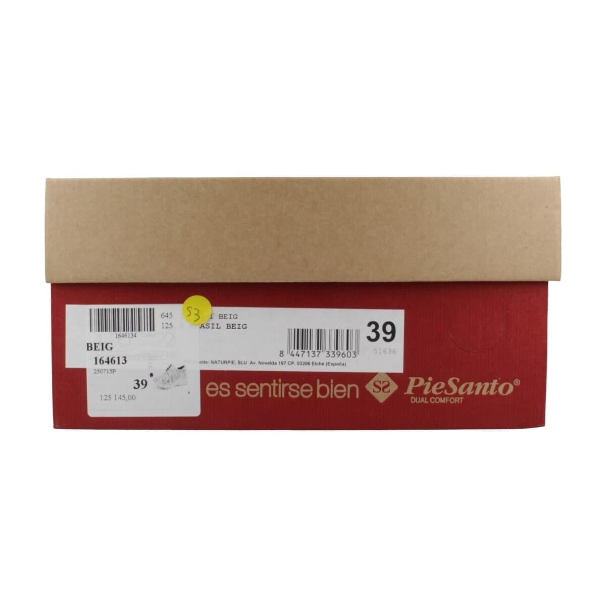 Women's Derby Shoes Piesanto Beige