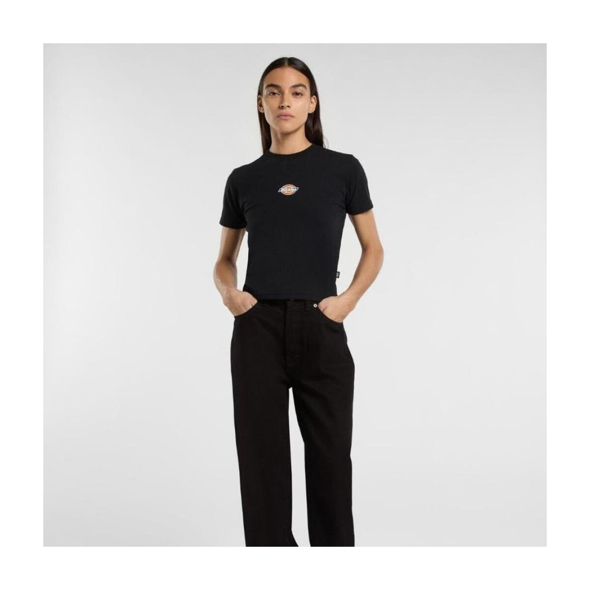 Women's T-Shirts Dickies Black