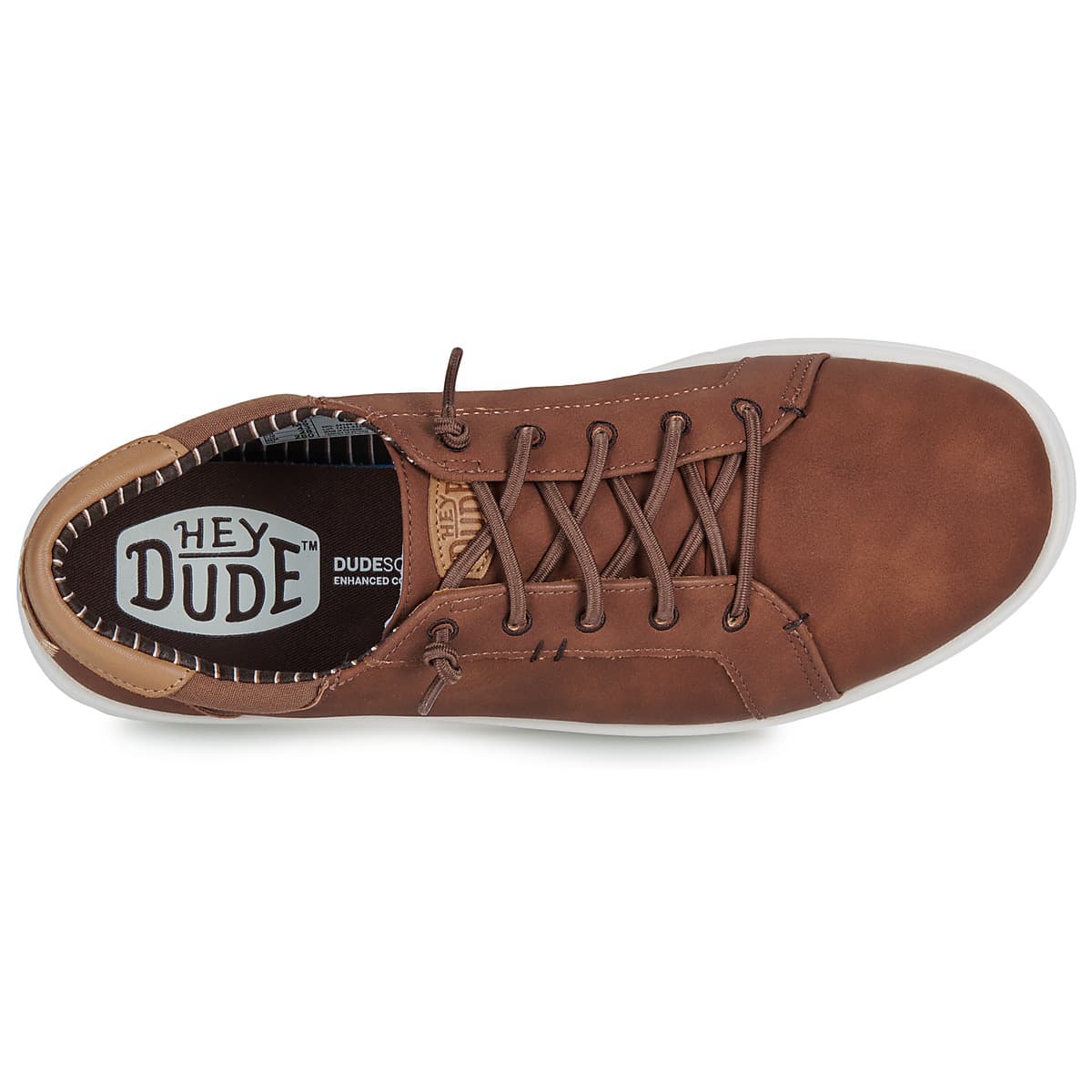 Men's Derby Shoes HEYDUDE Brown