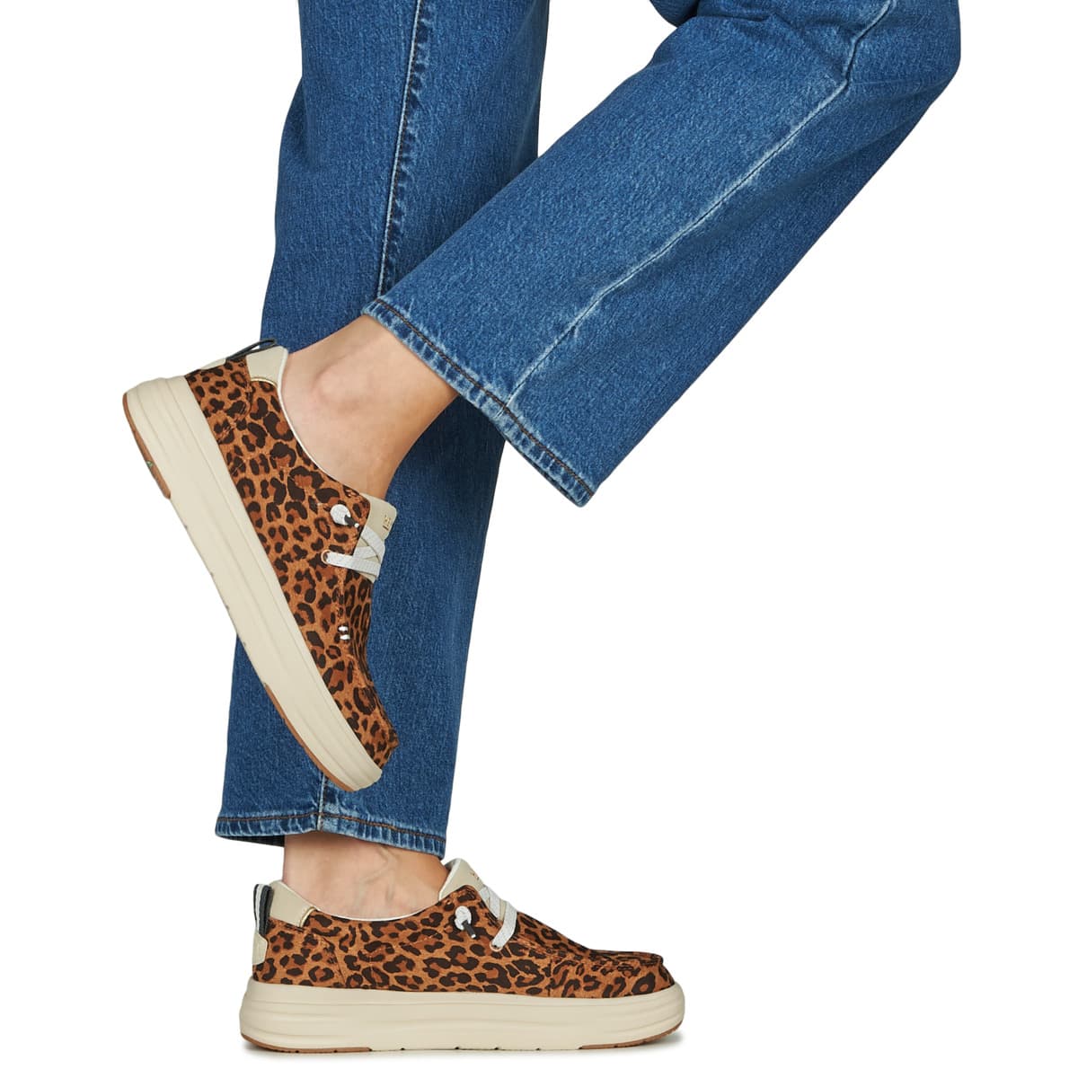 Women's Loafers HEYDUDE Brown