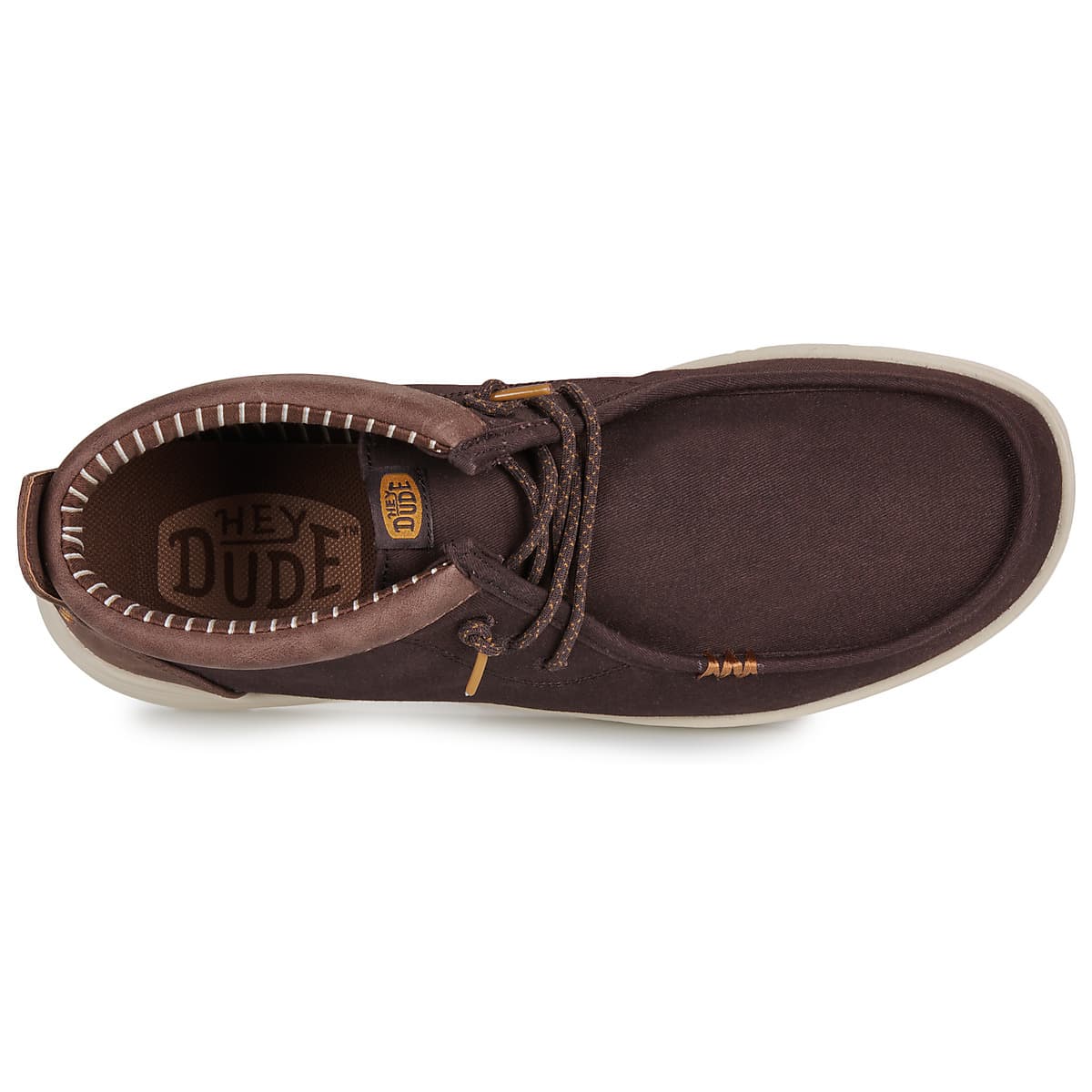 Men's Derby Shoes HEYDUDE Brown