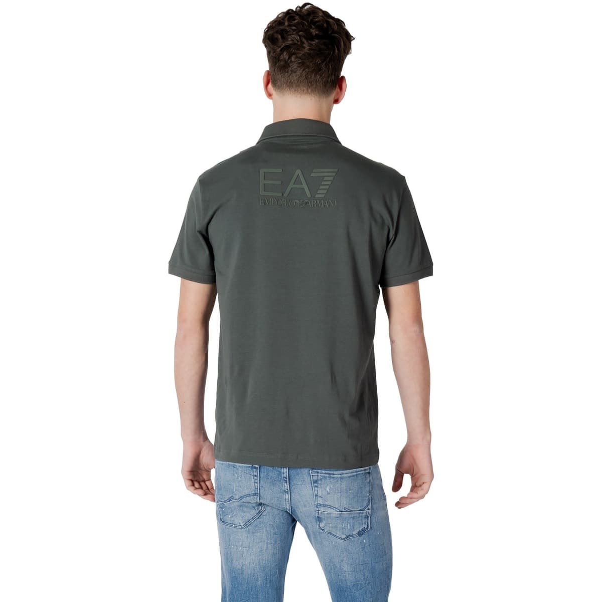 Men's Polo Shirts EA7 Green