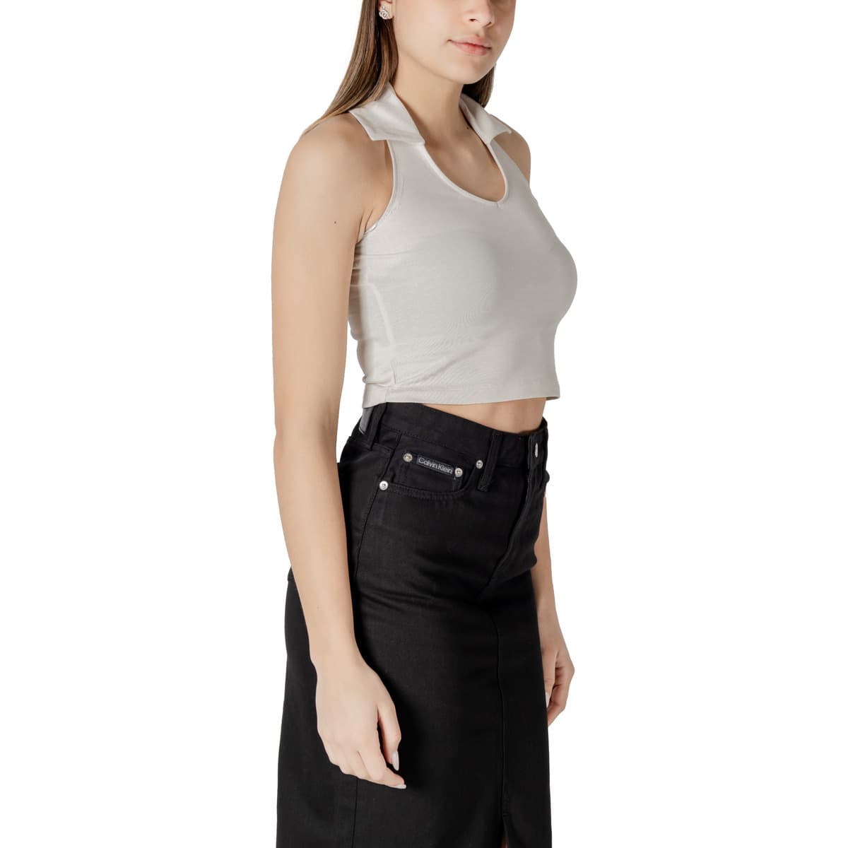 Women's T-Shirts Calvin Klein Beige