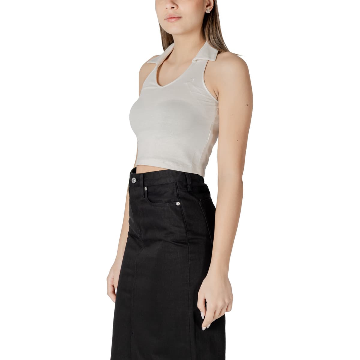 Women's T-Shirts Calvin Klein Beige