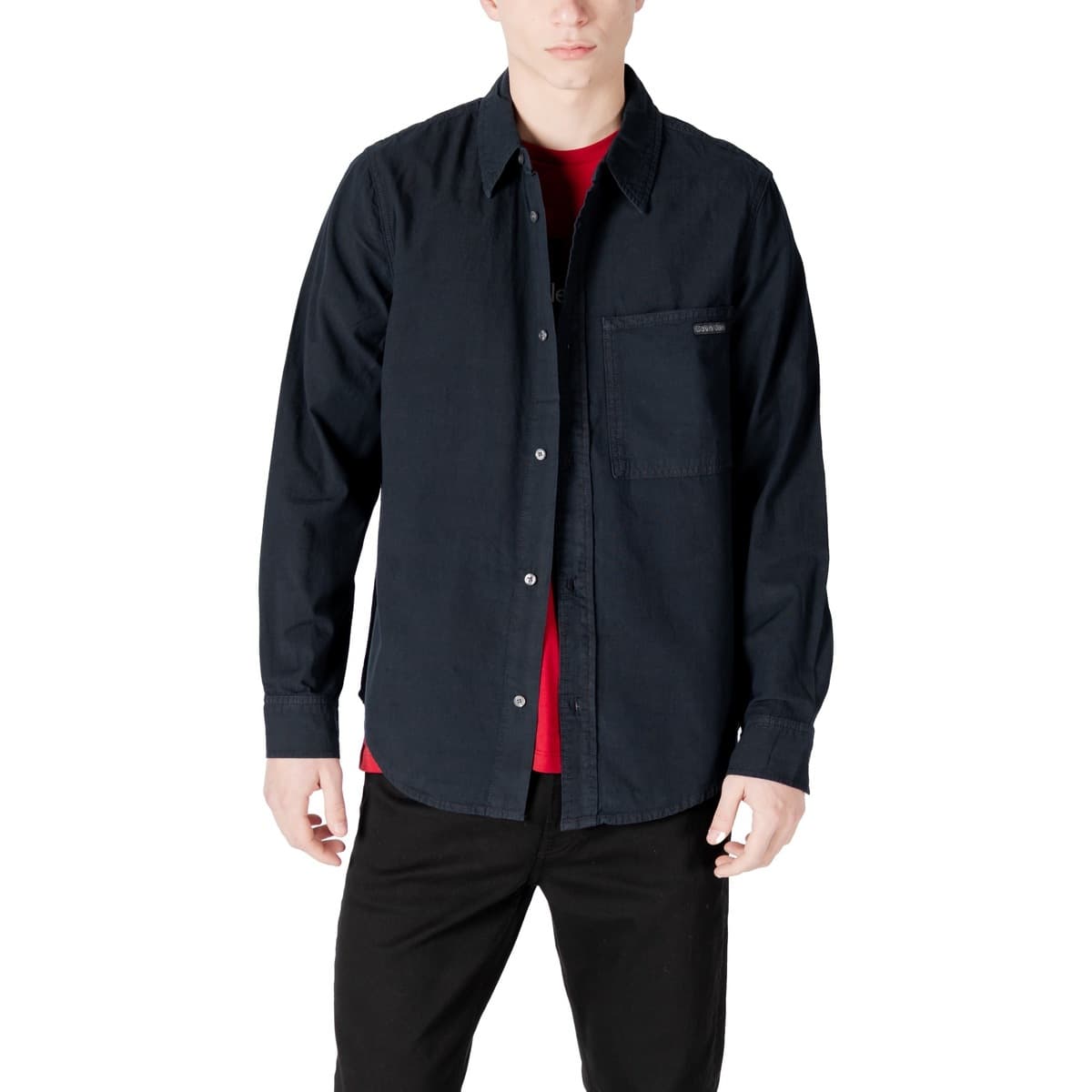 Πουκάμισο με μακριά μανίκια Calvin Klein Jeans REGULAR CHAMBRAY SHI J30J326563