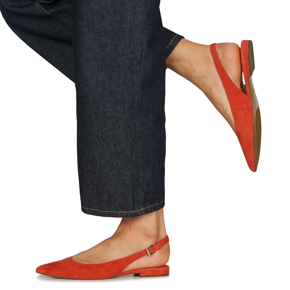 Women's Ballet Flats Lauren Ralph Lauren Red