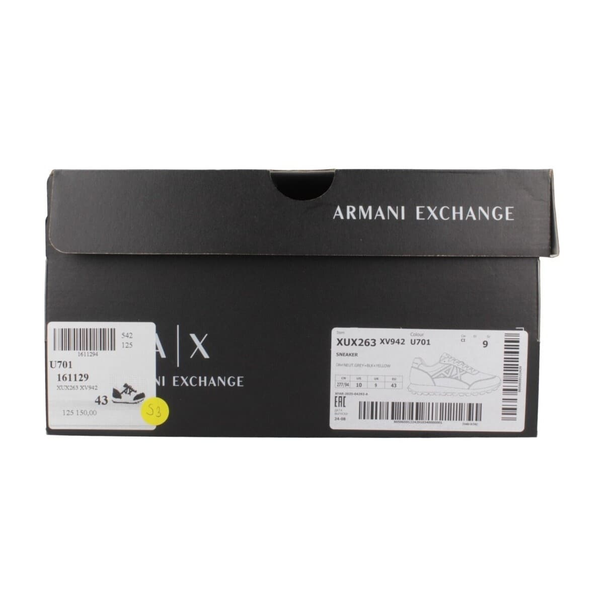 Men's Sneakers EAX Black