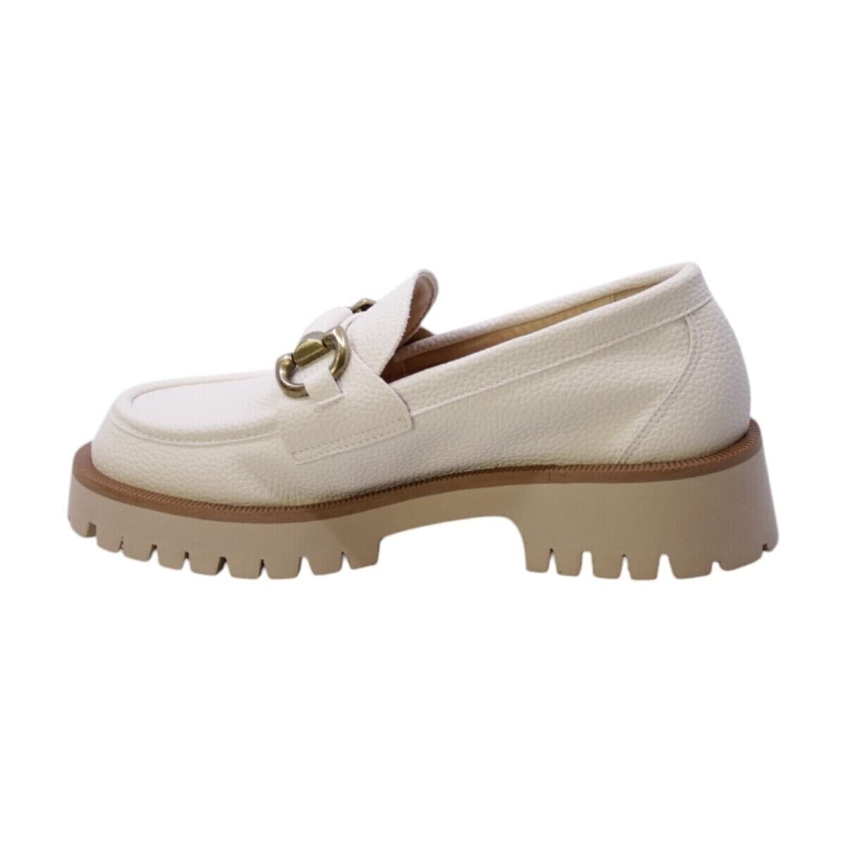 Women's Loafers Nacree White