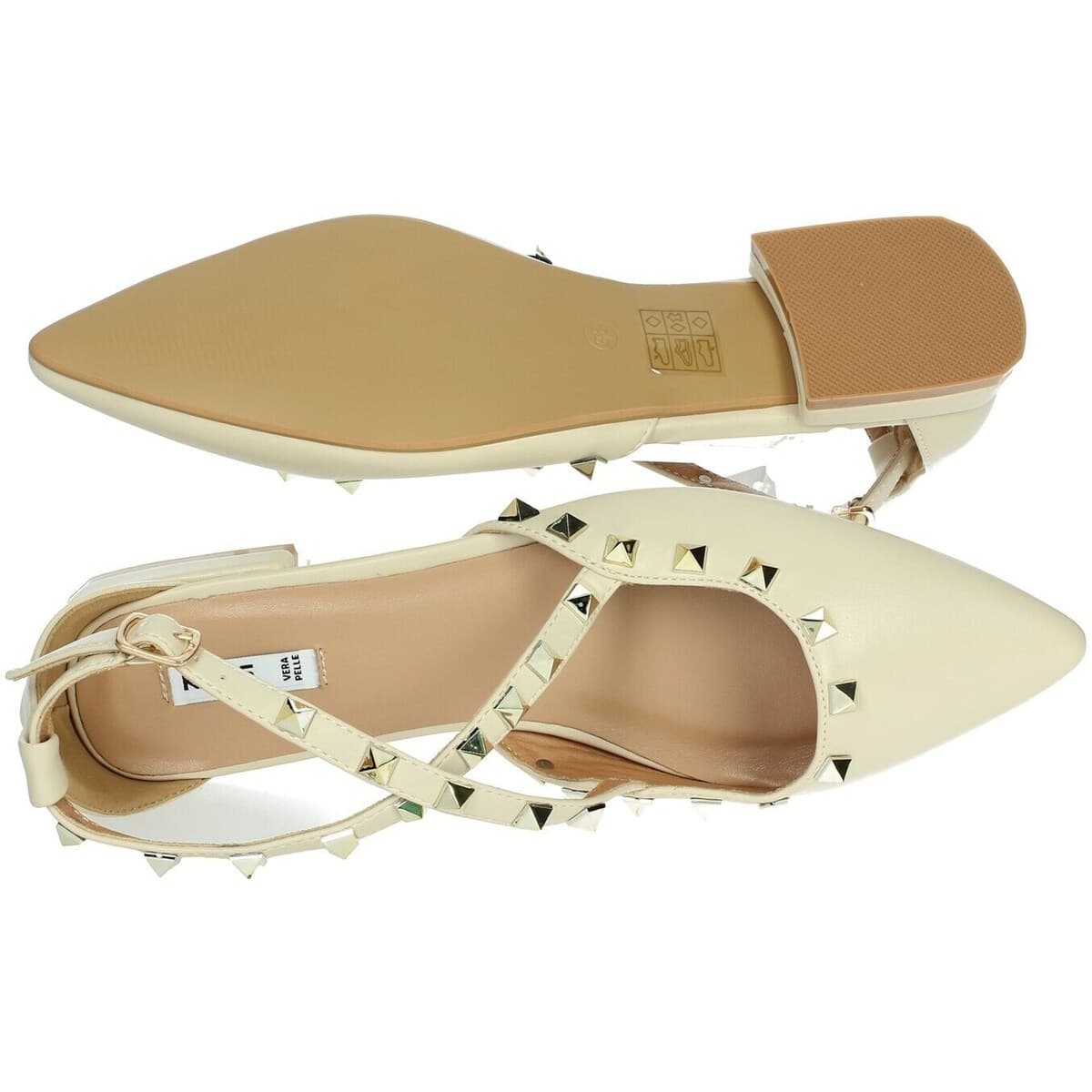 Women's Ballet Flats Keys Beige