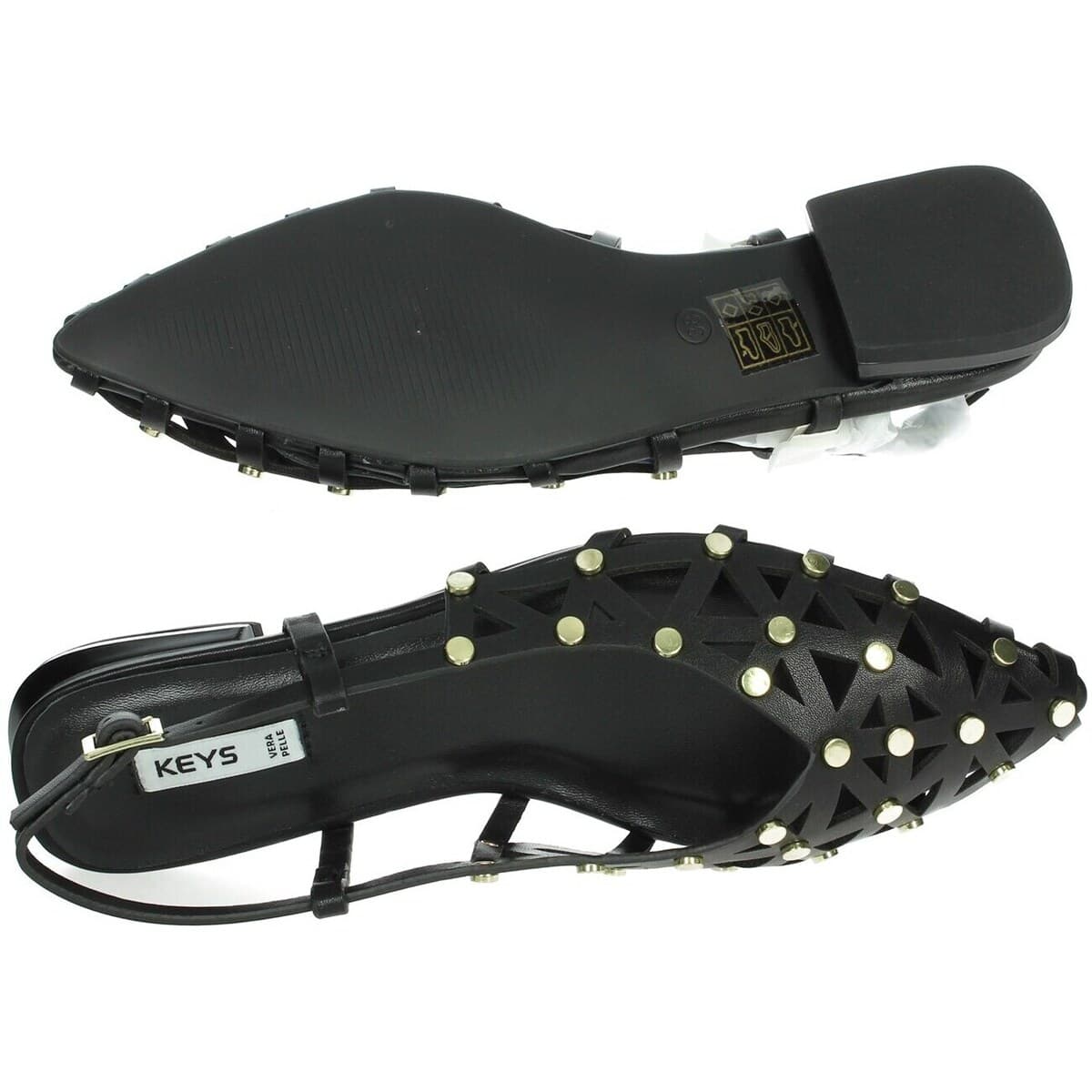 Women's Ballet Flats Keys Black