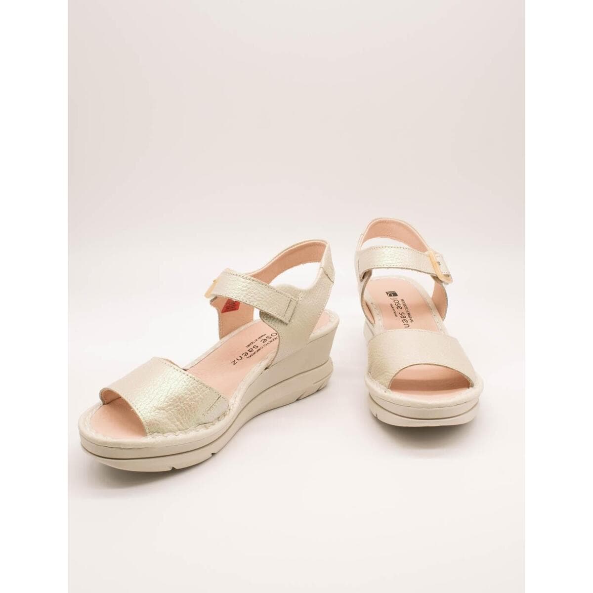 Women's Platforms Jose Saenz White