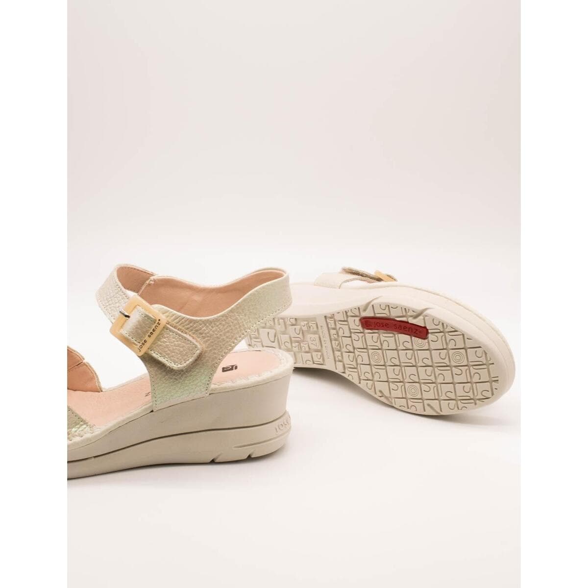 Women's Platforms Jose Saenz White