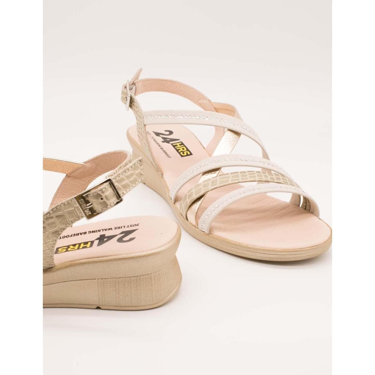 Women's Platforms 24 Hrs Beige