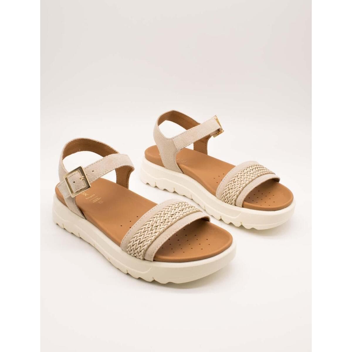 Women's Platforms Geox Brown