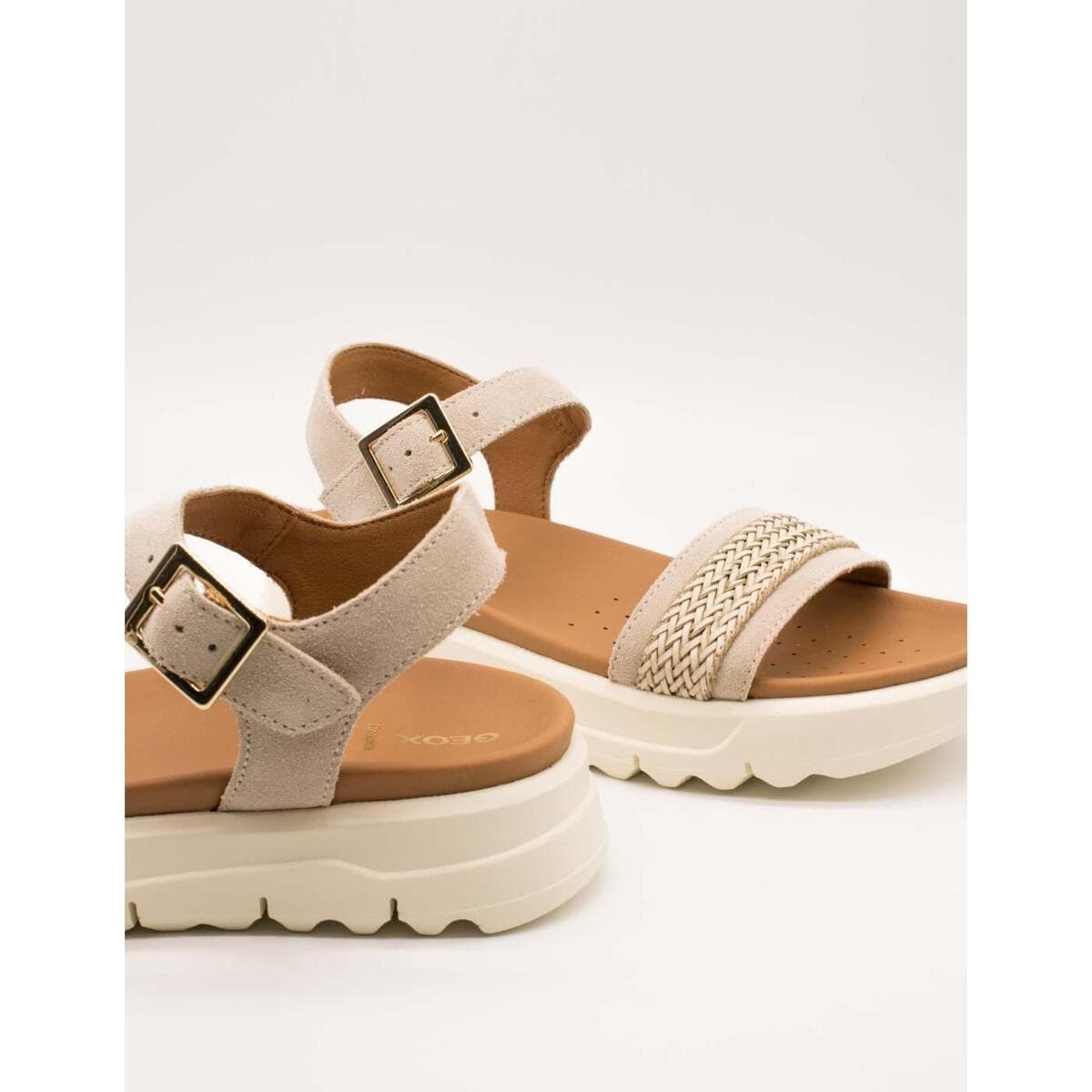 Women's Platforms Geox Brown