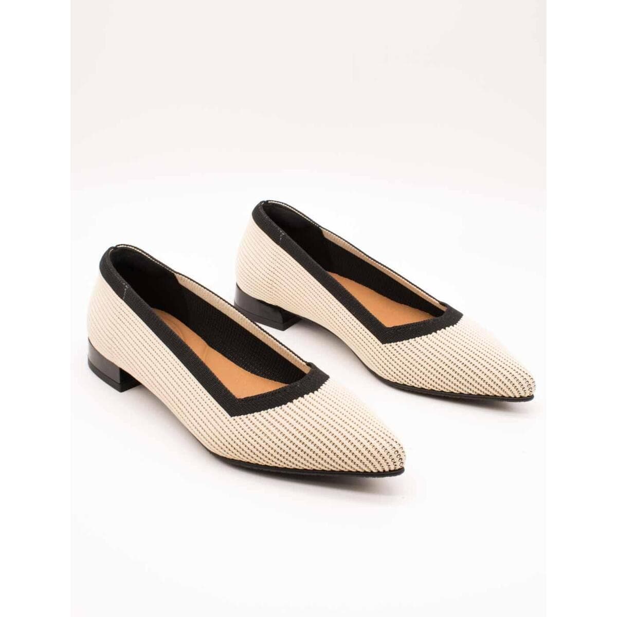 Women's Dress Shoes Miss Elastic Beige