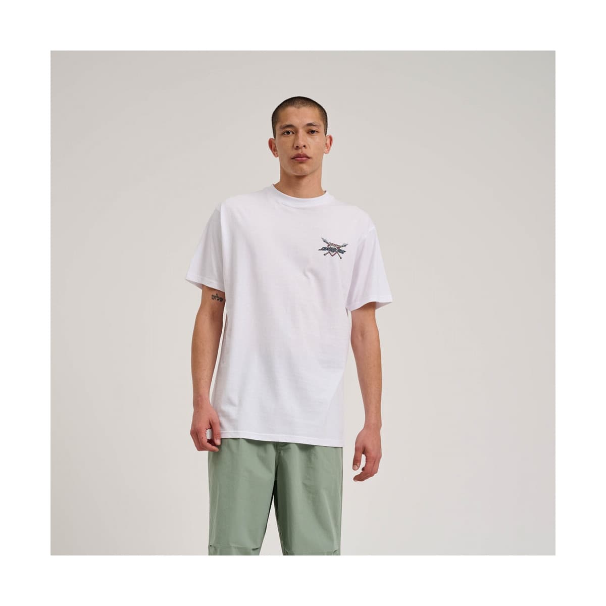 Men's T-Shirts Santa Cruz White