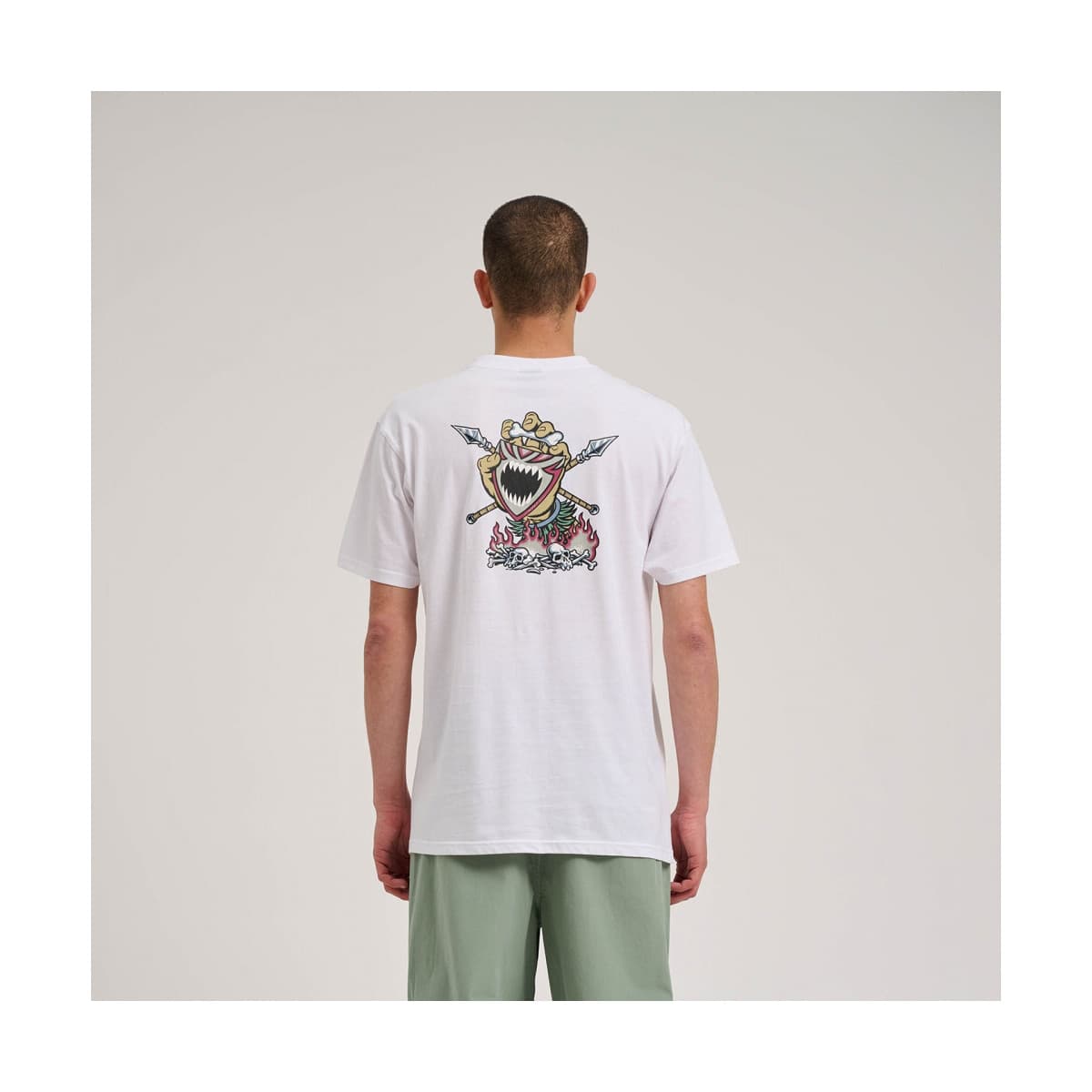 Men's T-Shirts Santa Cruz White