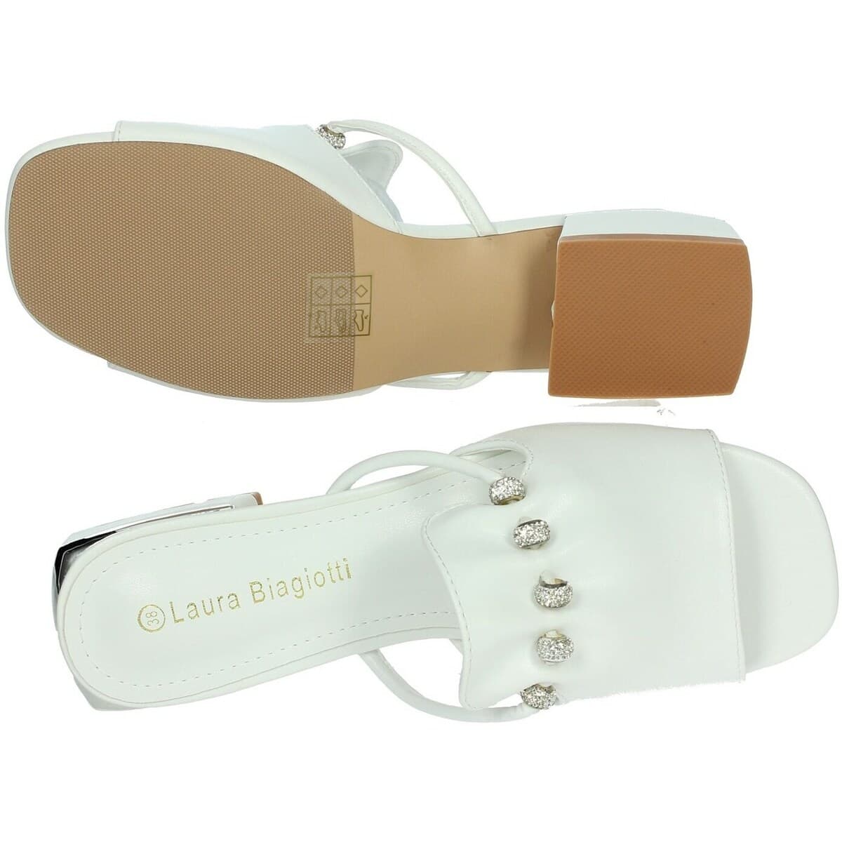 Women's Flip Flops Laura Biagiotti White