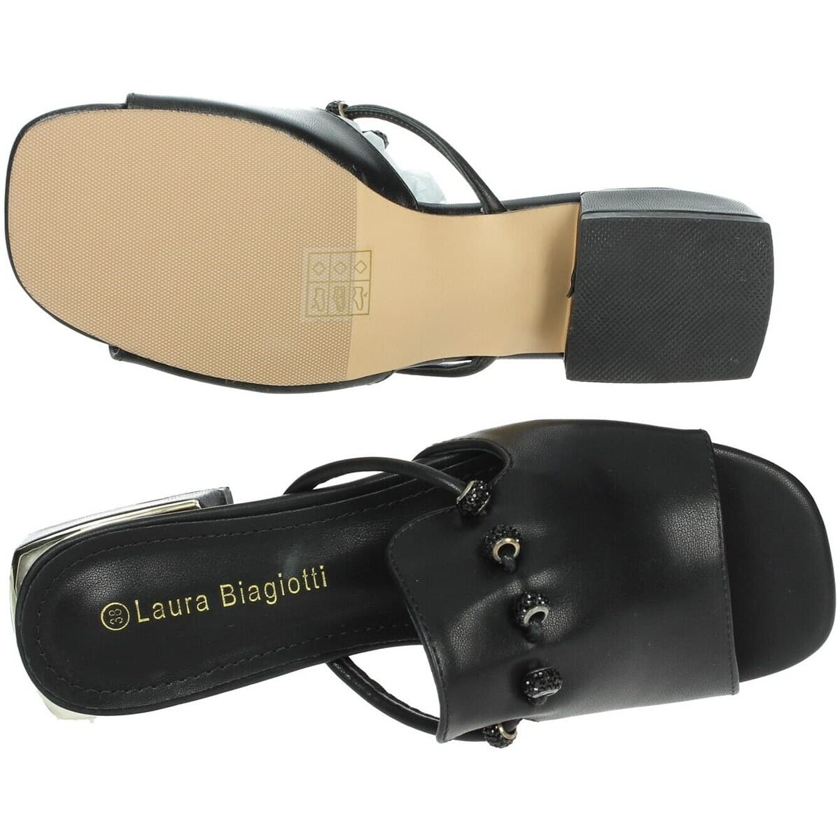 Women's Flip Flops Laura Biagiotti Black