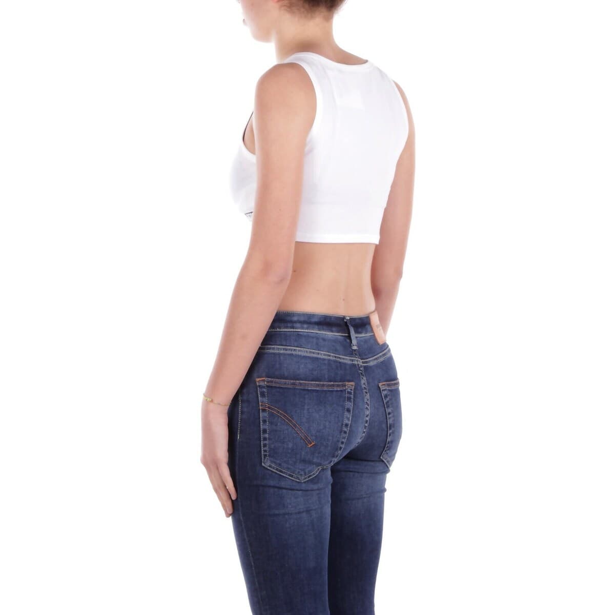 Women's Sleeveless Tops Gcds White