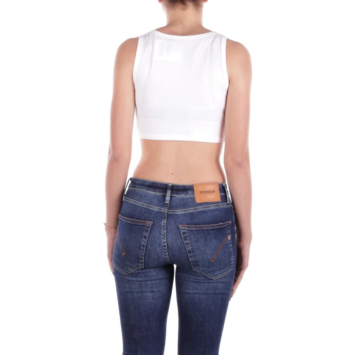 Women's Sleeveless Tops Gcds White