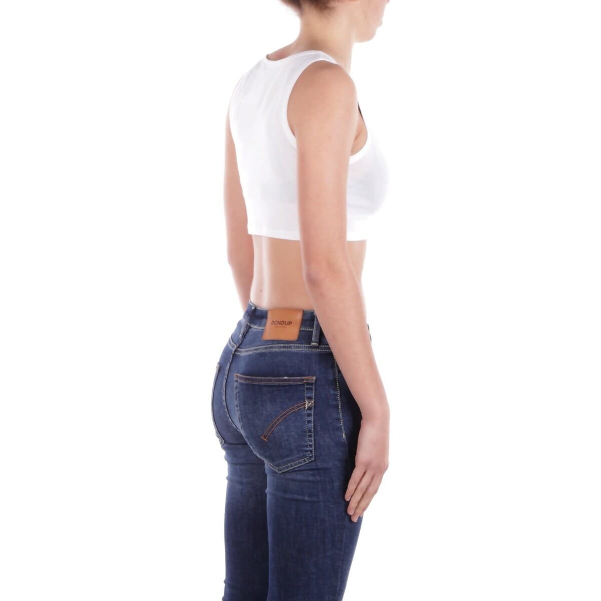 Women's Sleeveless Tops Gcds White