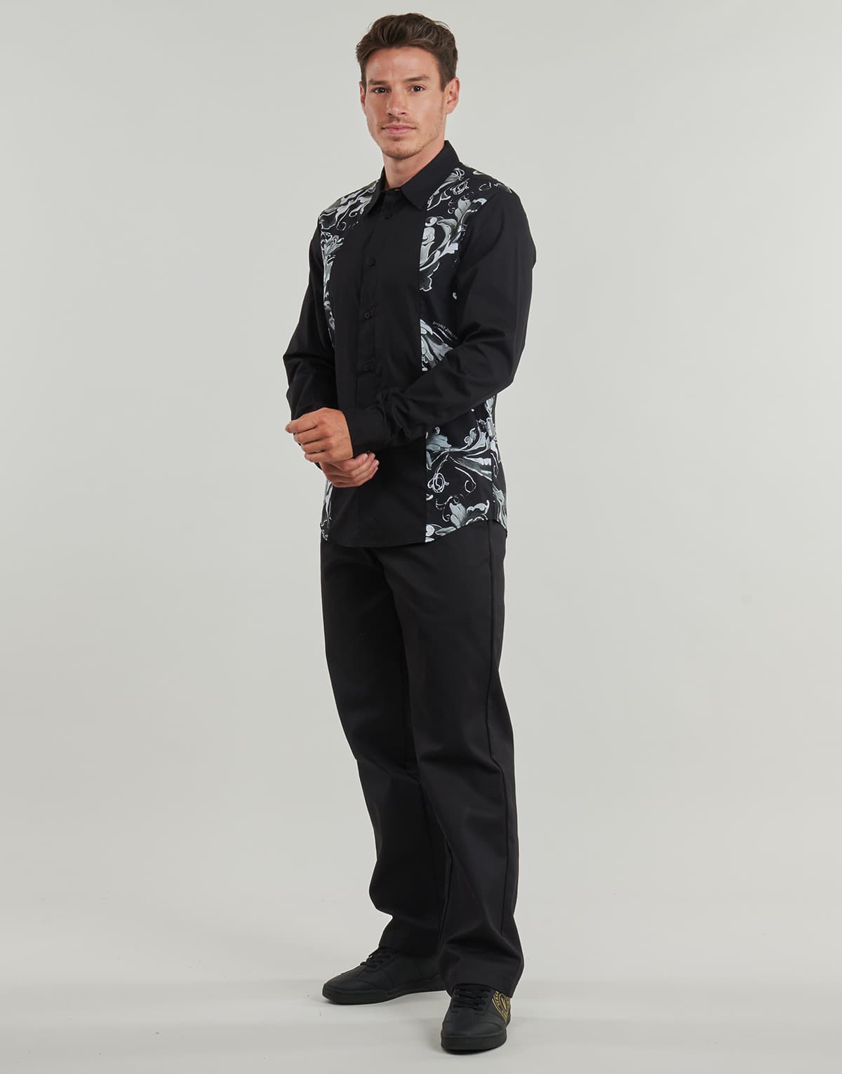 Men's Shirts Versace Jeans Couture Black