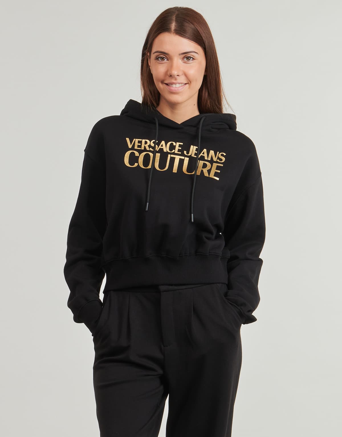 Women's Sweatshirts Versace Jeans Couture Black