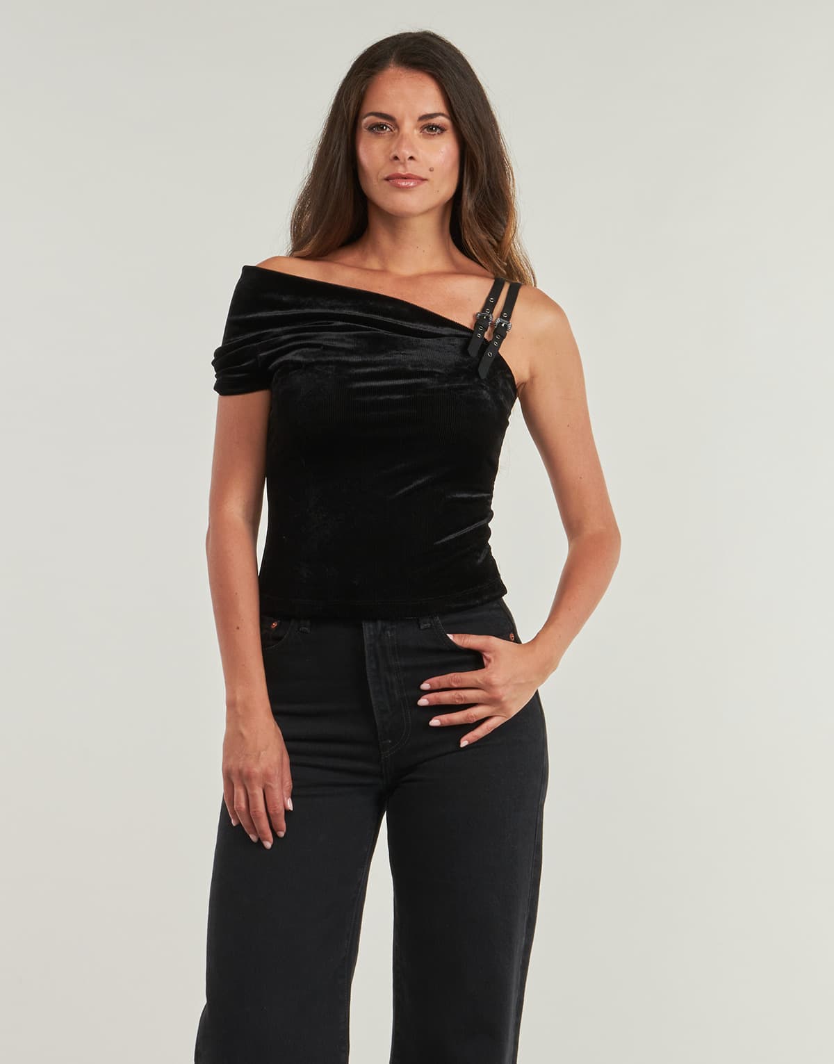 Women's T-Shirts Versace Jeans Couture Black