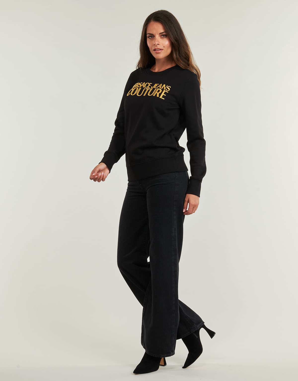Women's Sports T-Shirts Versace Jeans Couture Black