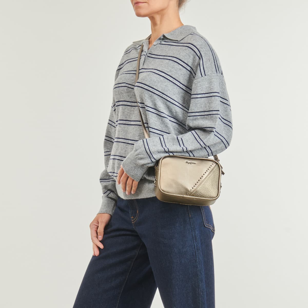 Women's Shoulder Bags Pepe Jeans Gold