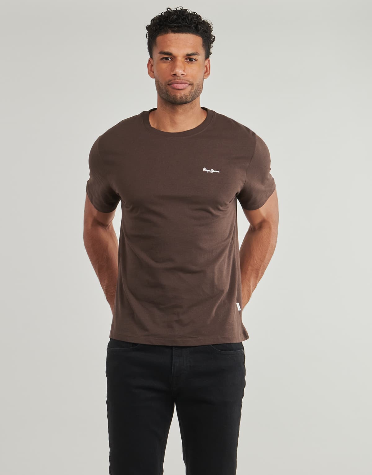 Men's T-Shirts Pepe Jeans Brown