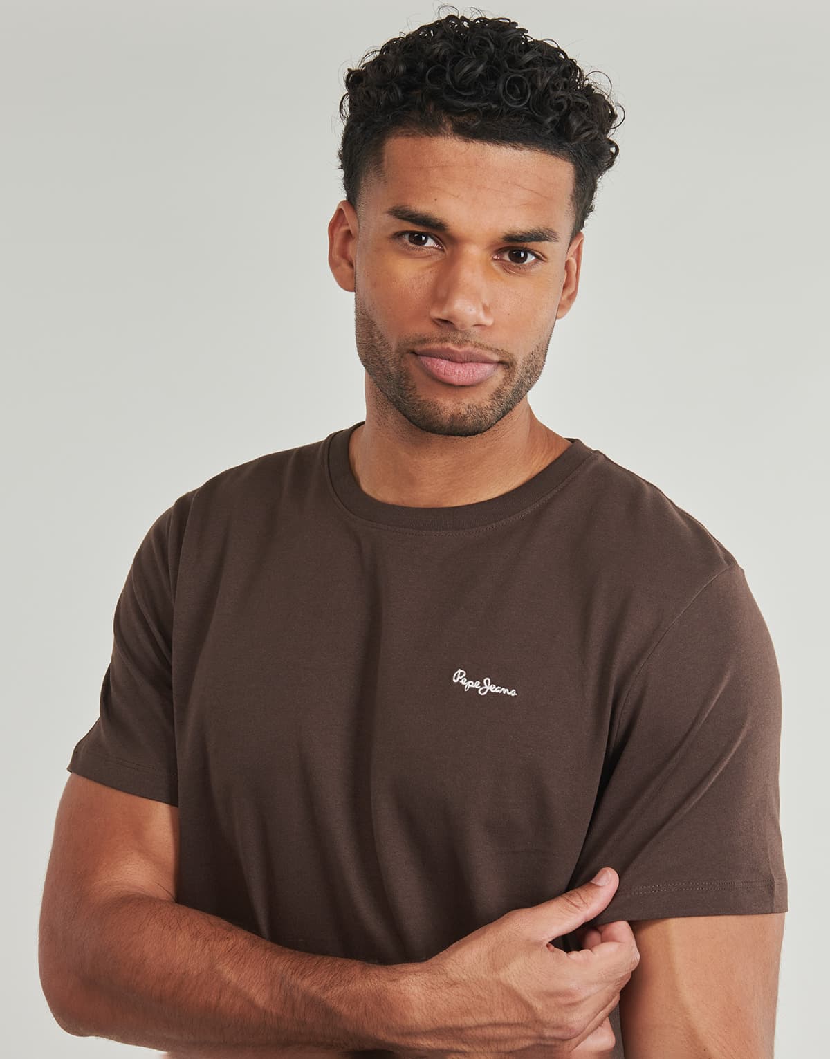 Men's T-Shirts Pepe Jeans Brown
