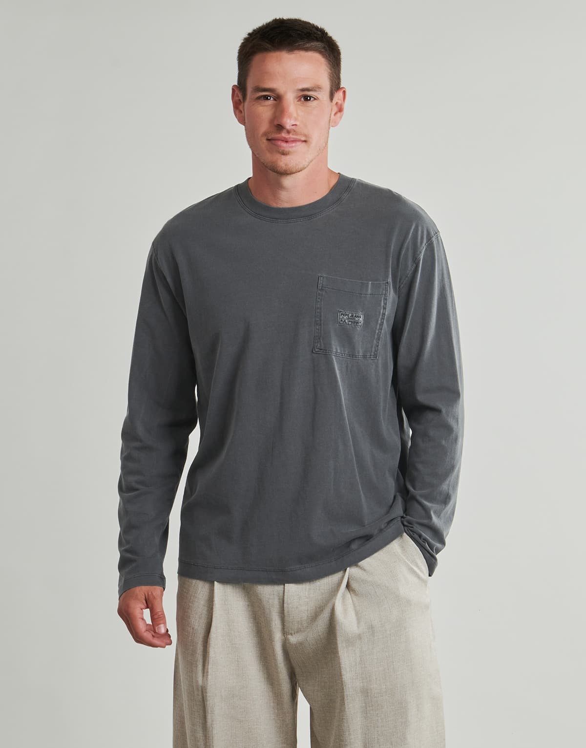 Men's T-Shirts Pepe Jeans Gray