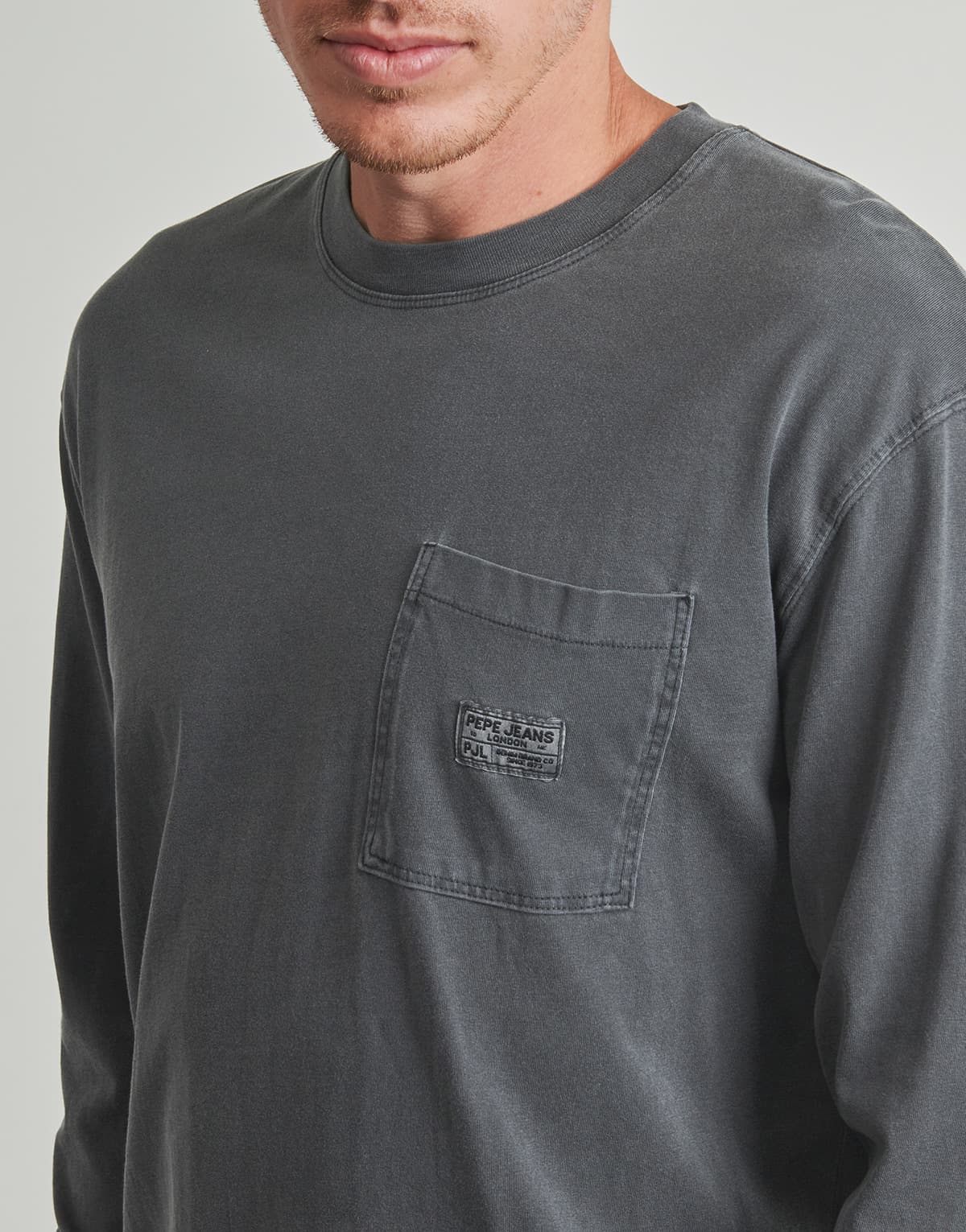Men's T-Shirts Pepe Jeans Gray