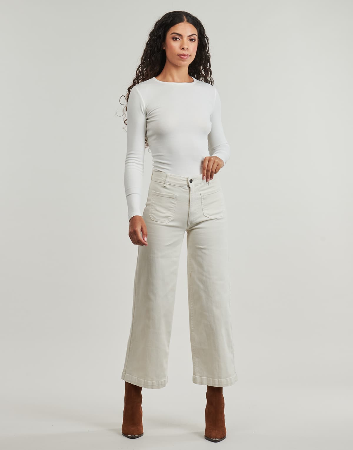 Women's Jeans Pepe Jeans White