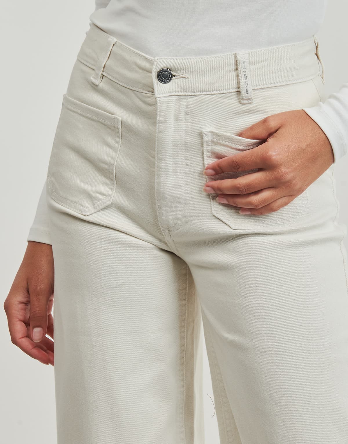 Women's Jeans Pepe Jeans White
