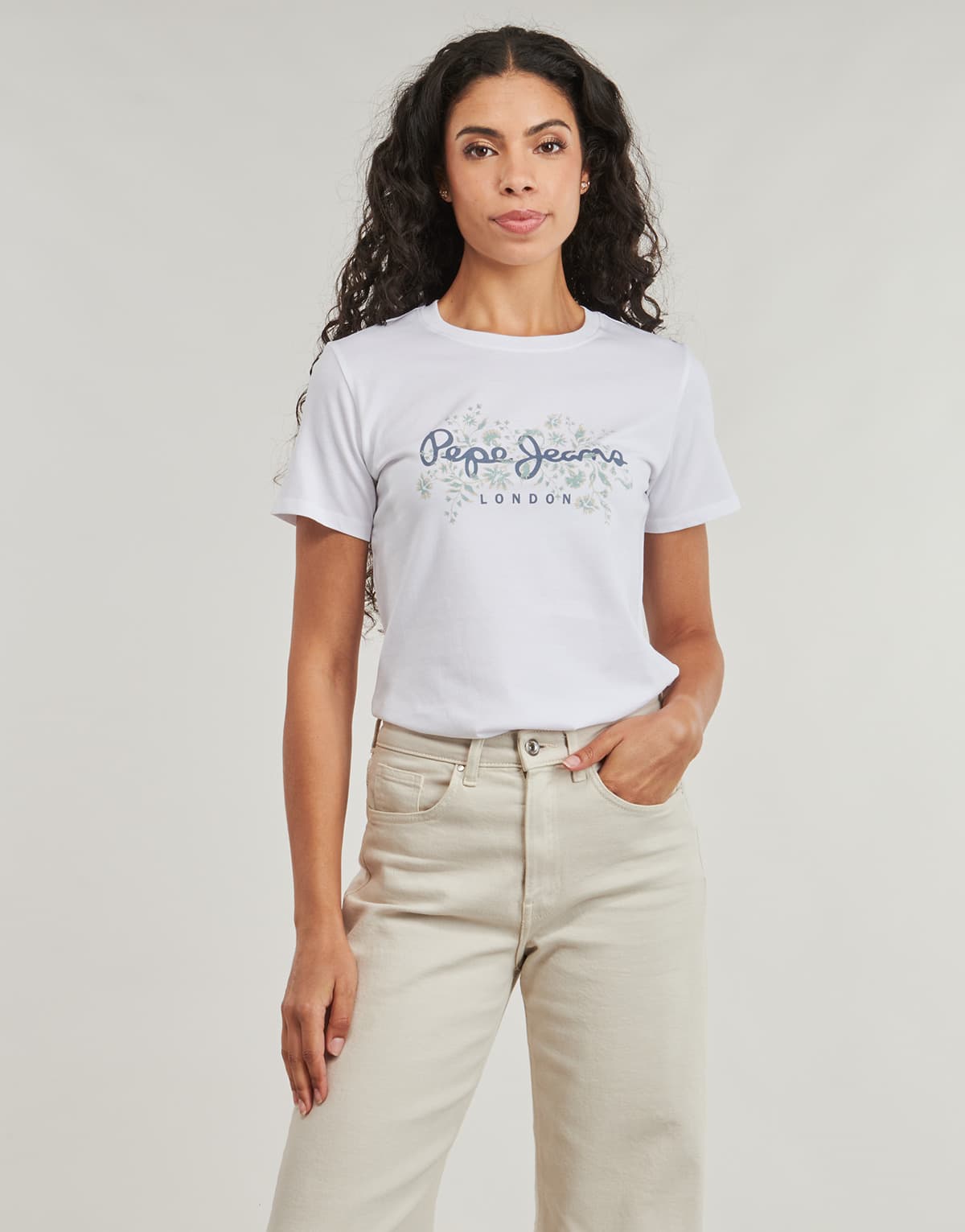 Women's T-Shirts Pepe Jeans White