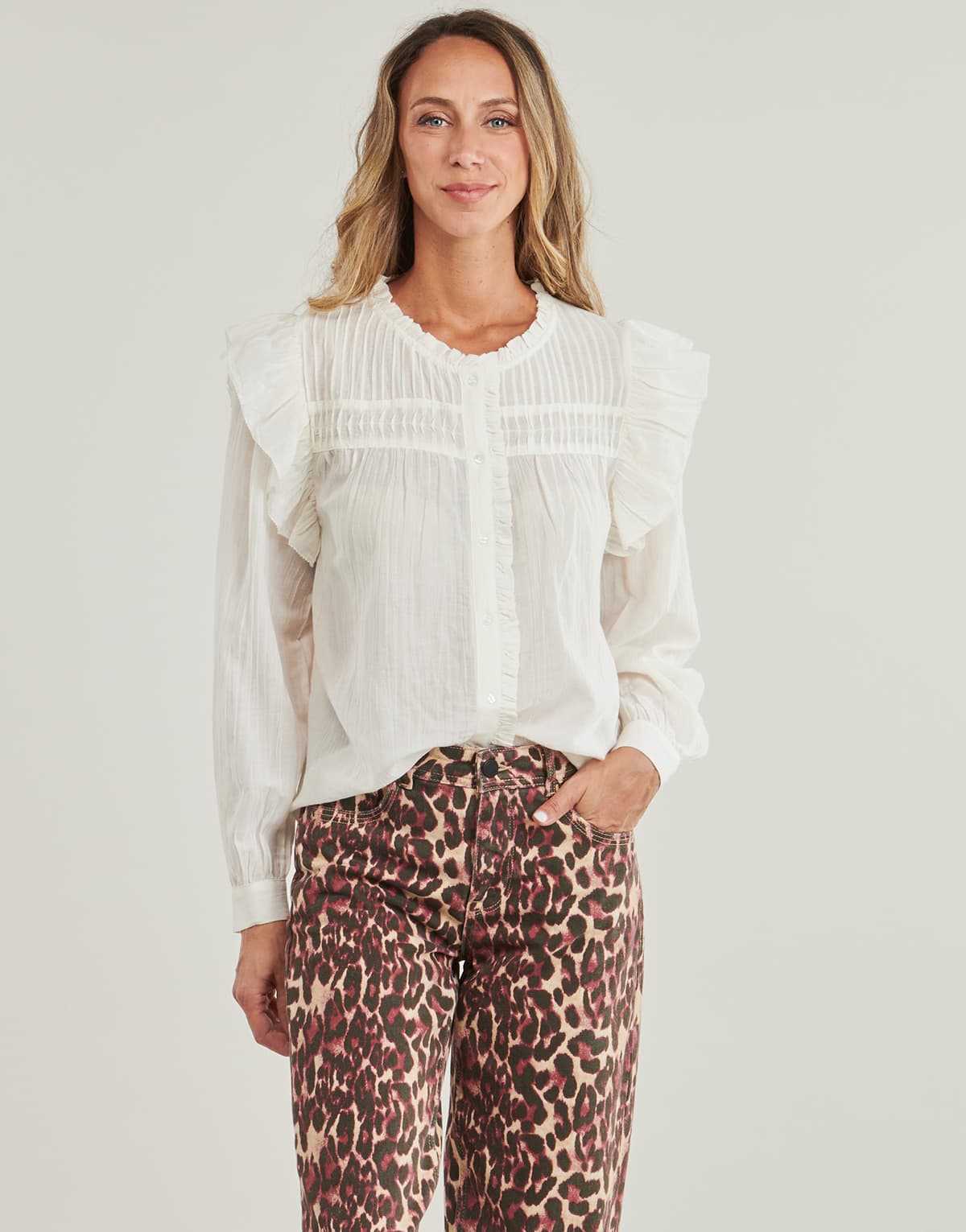 Women's Shirts Pepe Jeans White