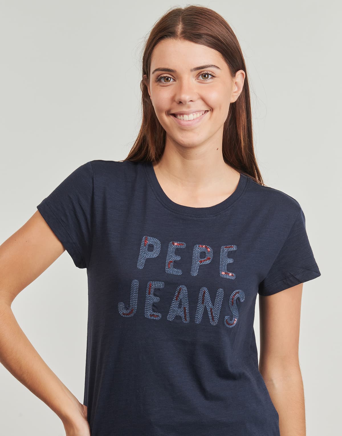 Women's T-Shirts Pepe Jeans Blue