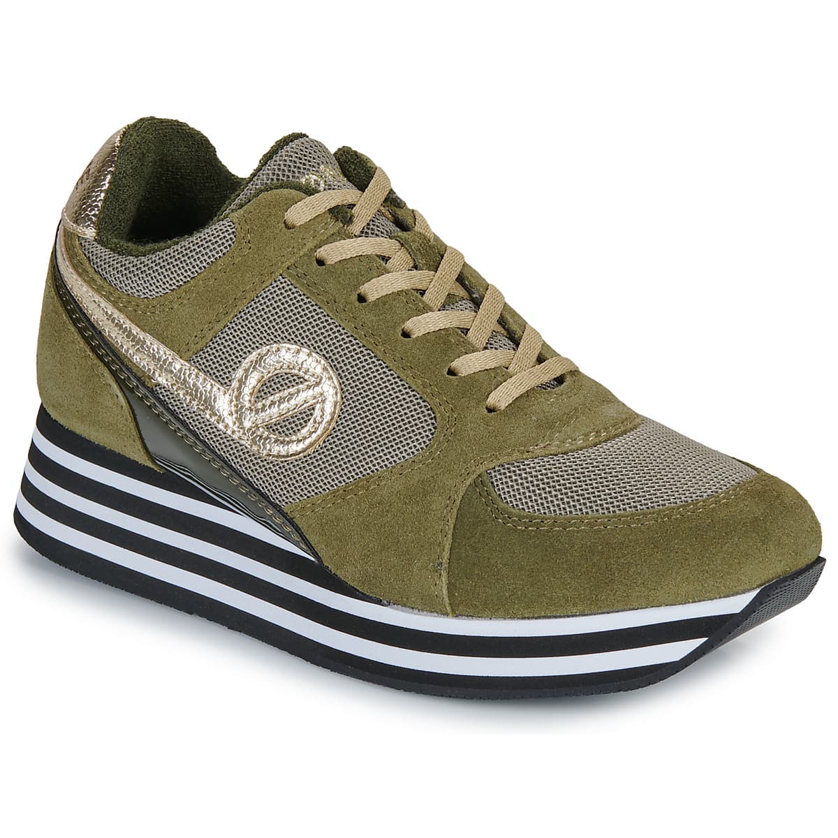 Women's Sneakers No Name Khaki