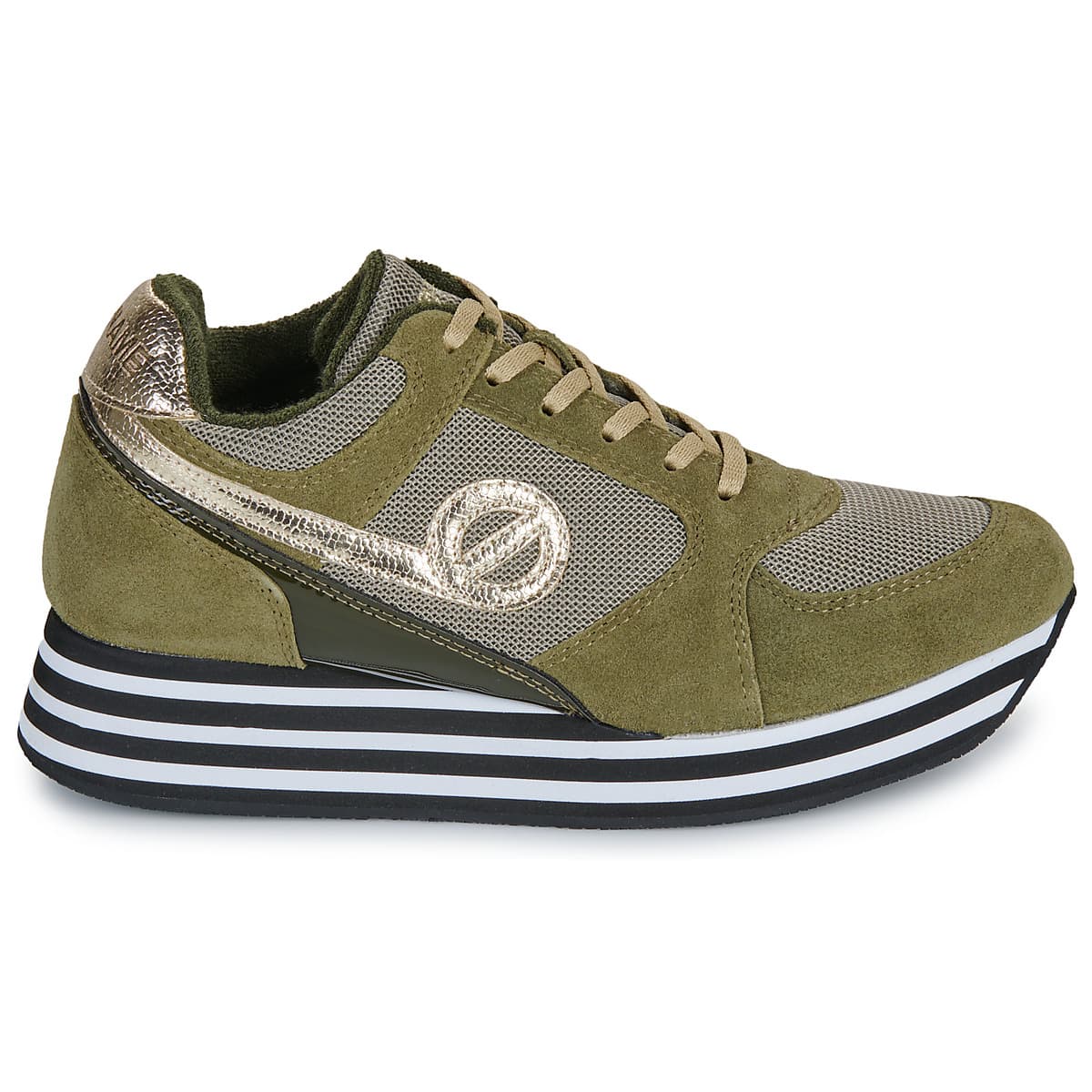 Women's Sneakers No Name Khaki