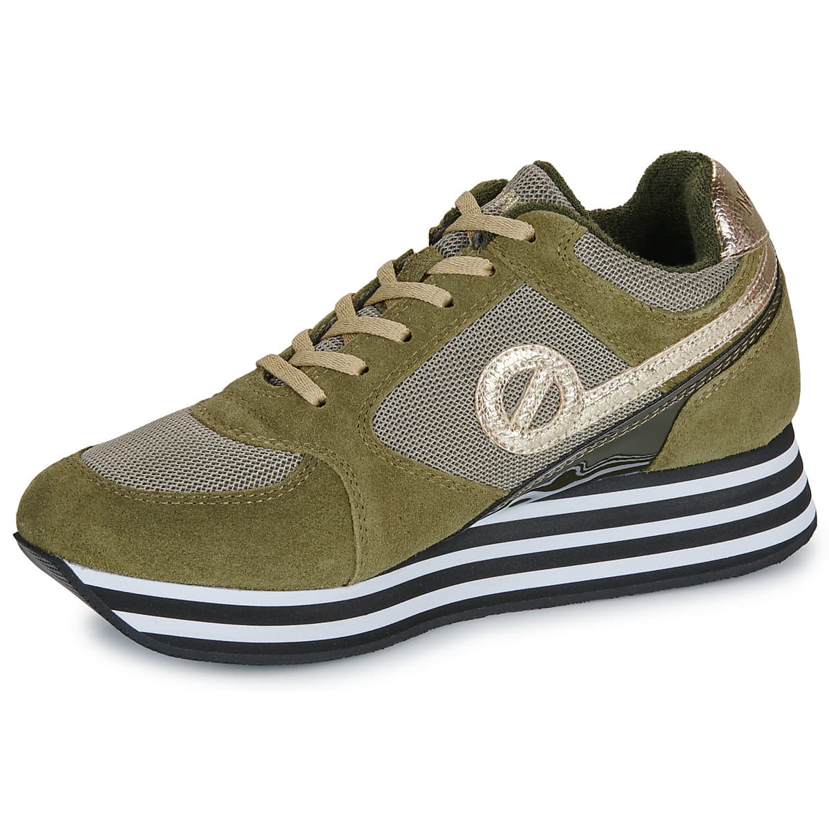 Women's Sneakers No Name Khaki