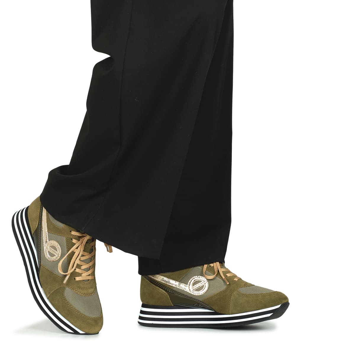 Women's Sneakers No Name Khaki