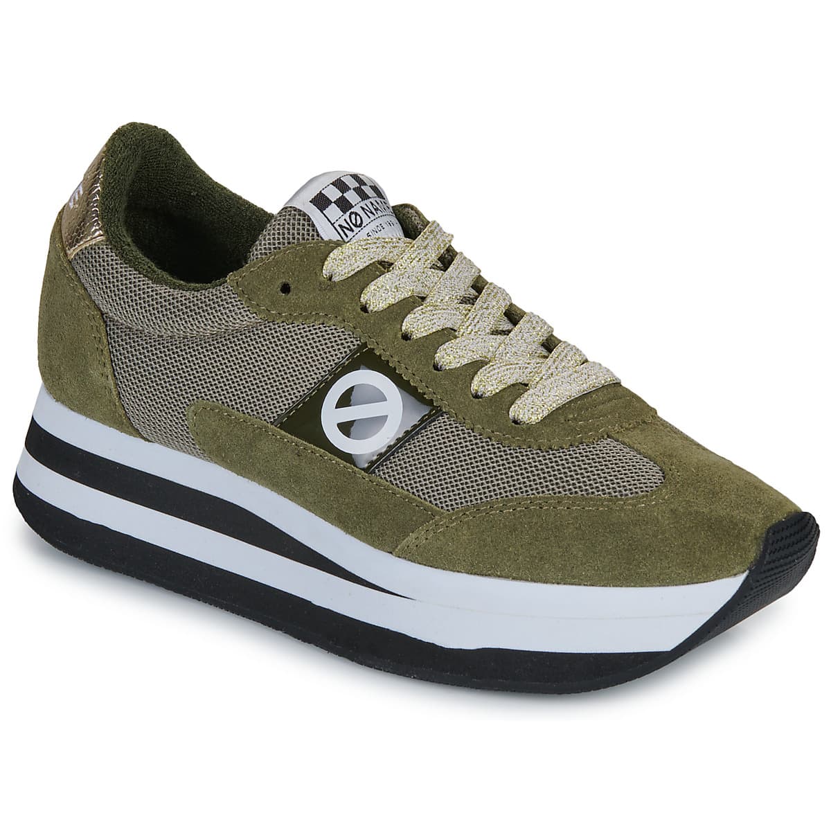 Women's Sneakers No Name Khaki