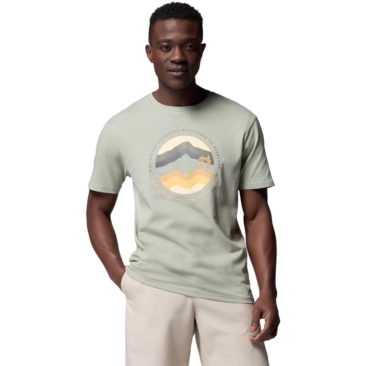 T-shirt με κοντά μανίκια Columbia Path Lake II Graphic Tee